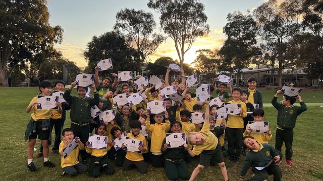 A Pateka school session on a partner primary school oval